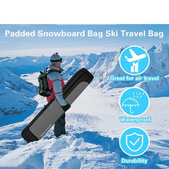 Storage & Organization Padded Snowboard Bag Store Transport